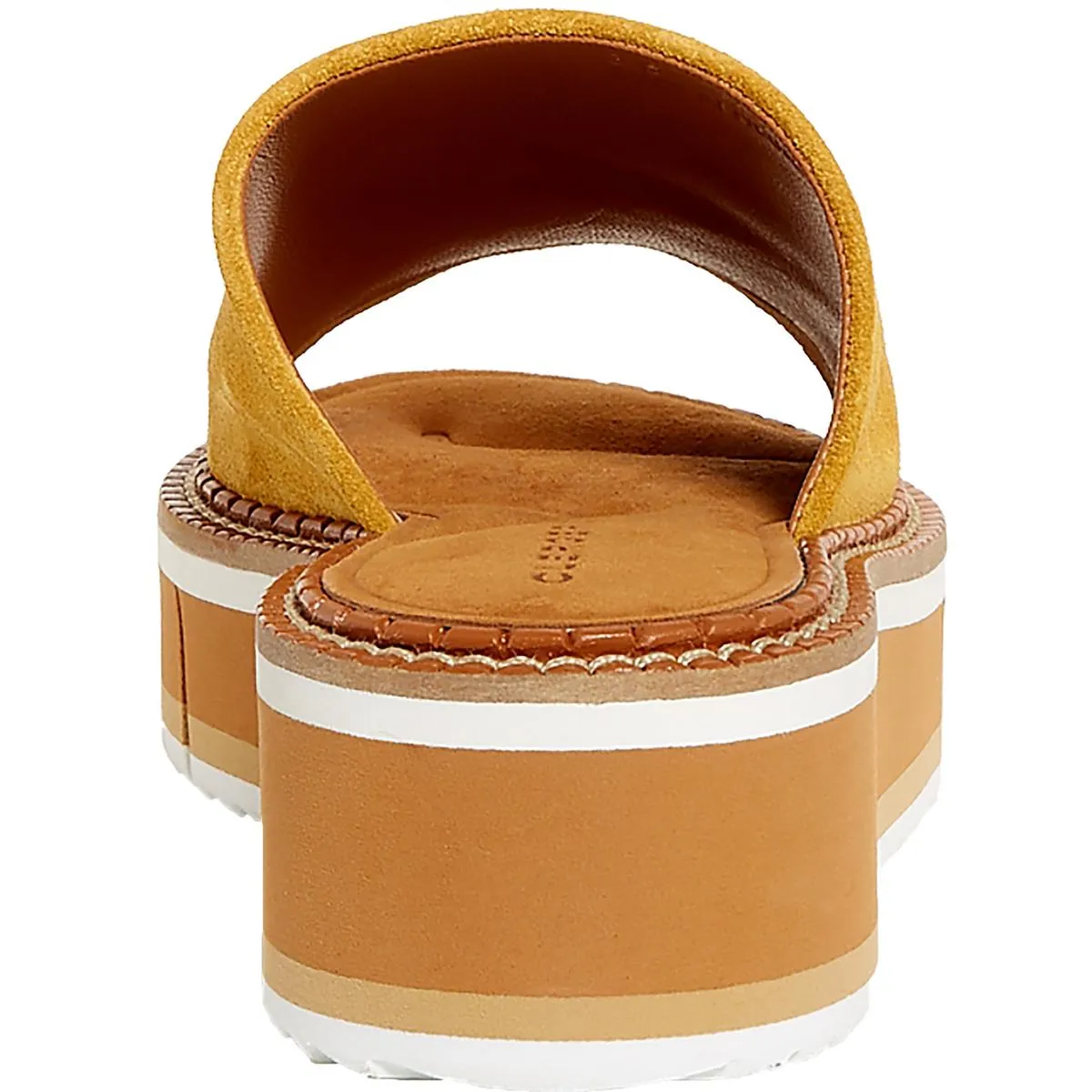 Clergerie Paris Womens Fast Leather Slip On Slide Sandals